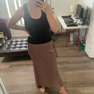 Anthropologie Tilda maxi skirt in Taupe